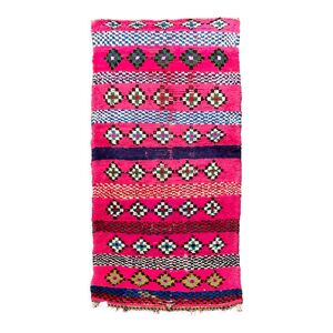 Tapis berbère rose
