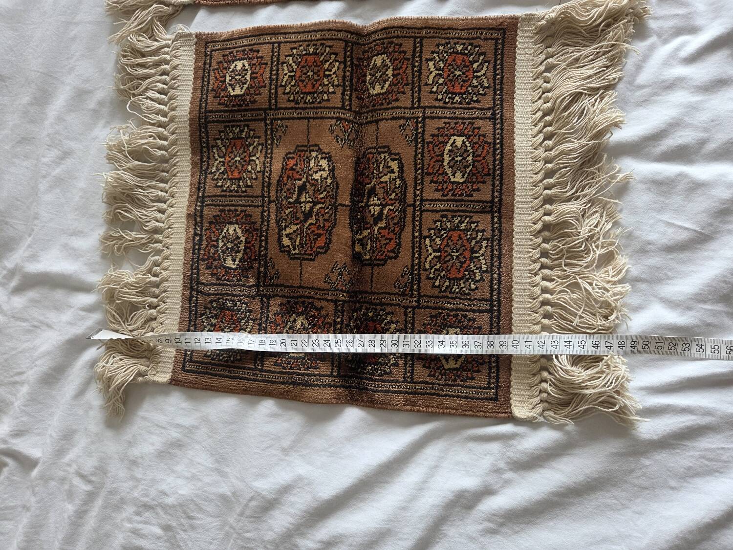 Lot de 2 anciens petits tapis orientaux