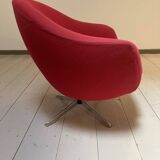 Hukla Jet swivel shell armchairs from the 60s/70s