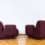 Purple Modular Sofa, 1978, Germany