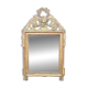 Louis XVI mirror from the 18th century in gilded wood - 44x76cm