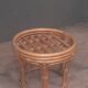 Small low bamboo table