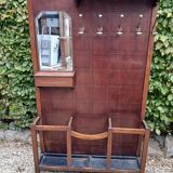 Vestiaire ancien double en chêne- Art déco