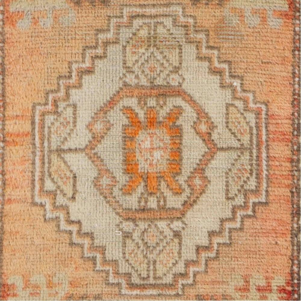 Vintage Accent Rug. Wool Turkish Seat Cover. Rustic Kitchen Rug. Handmade Door Mat. Bath Mat