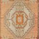 Vintage Accent Rug. Wool Turkish Seat Cover. Rustic Kitchen Rug. Handmade Door Mat. Bath Mat