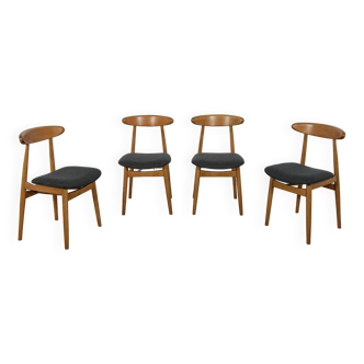 4 chaises de salle à manger modèle 5912 de Zamojska furniture factory, 1960