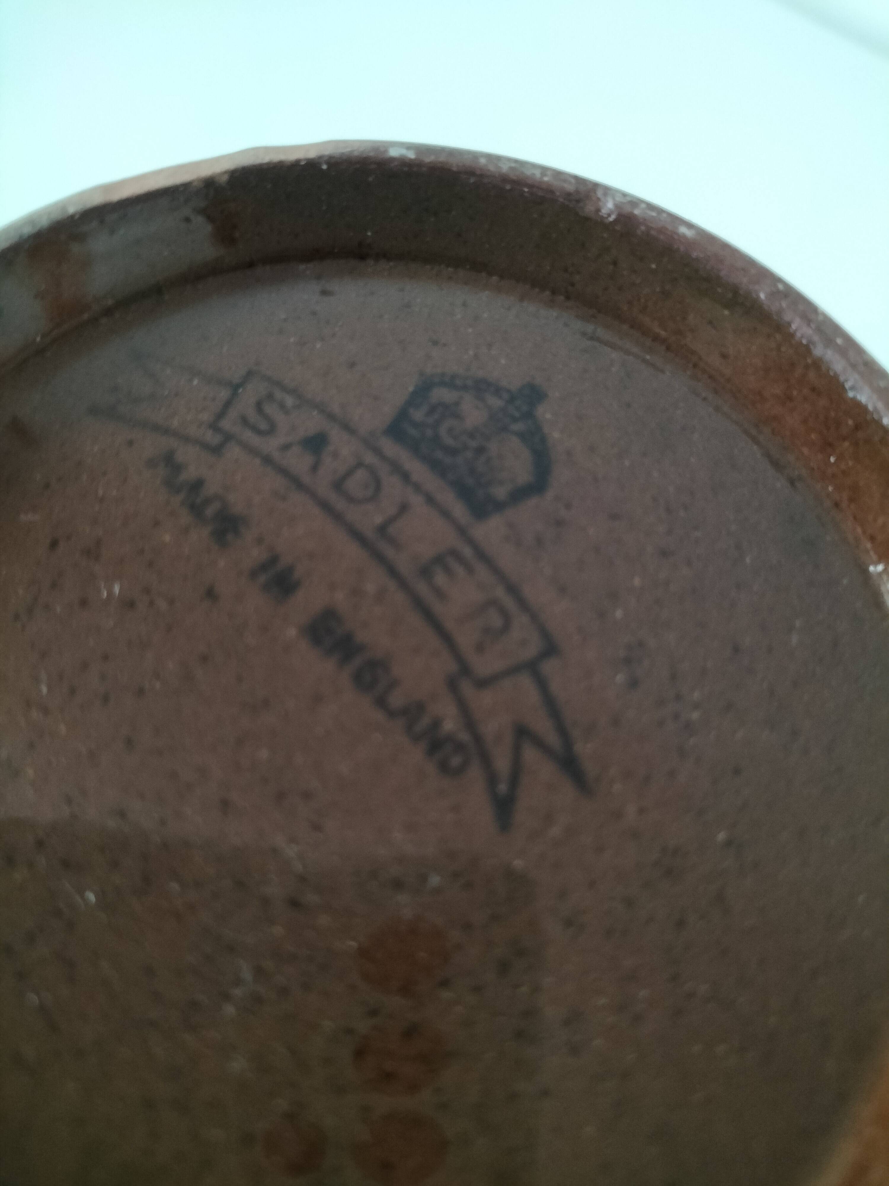 Vintage Sadler Glazed Ceramic Coffee Pot – 1960s/70s