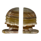 Onyx bookends