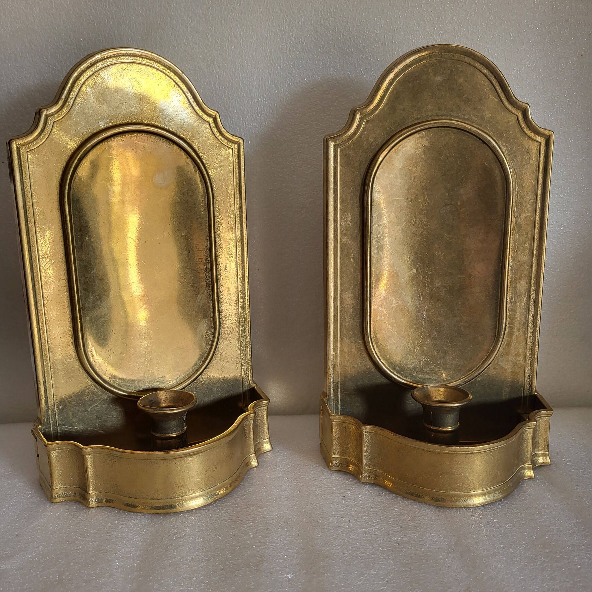 Pair of wall sconces candle holders, Berendsohn Hamburg, 1970-80