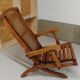 Fauteuil pliant canné