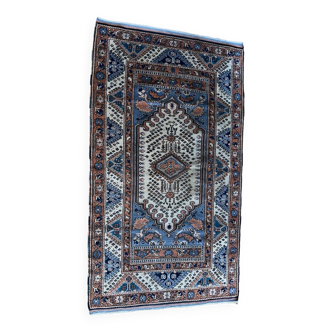 Old handmade wool rug, origin Anatolia circa 1940