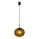 Limburg Glashutte glass hanging lamp , 1970