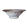 Saladier porcelaine de Limoges Mehun sur Yevre Cher décor fleurs et or