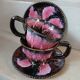2 vintage cups and saucers