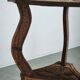 Circa 1900 Central European Hand-Carved Beech Side Table