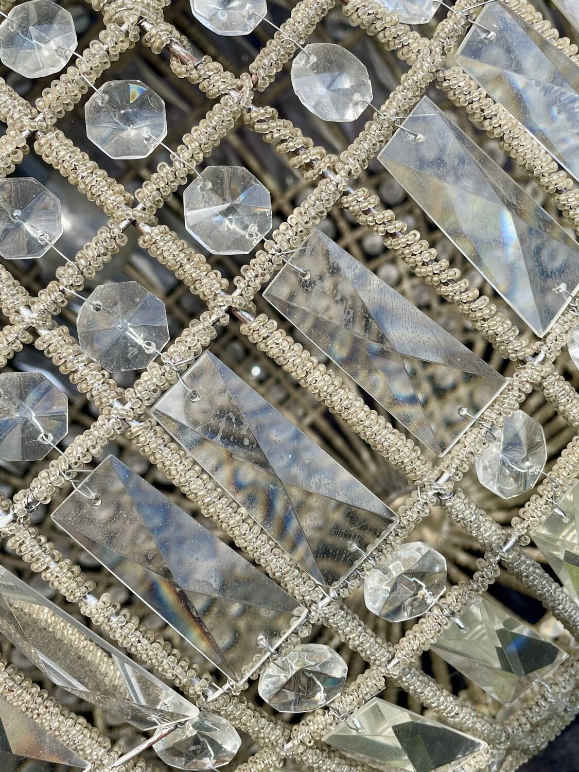 Lustre boule 60 cm Vintage