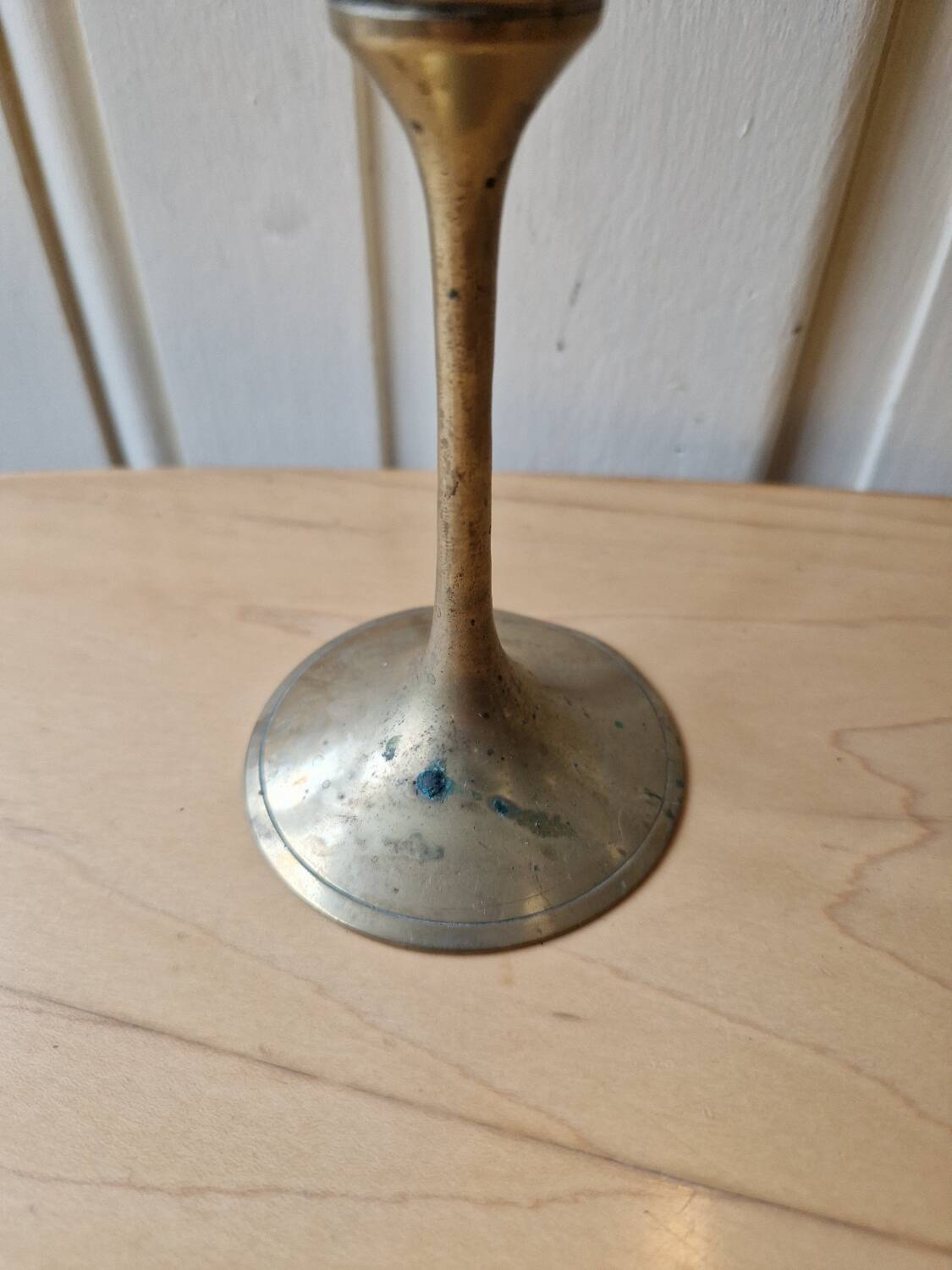 Lot 5 Calisse Verre En Laiton