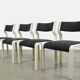 🟡 PASTOE plastic dining table chairs, Pierre Mennen, 70s Netherlands
