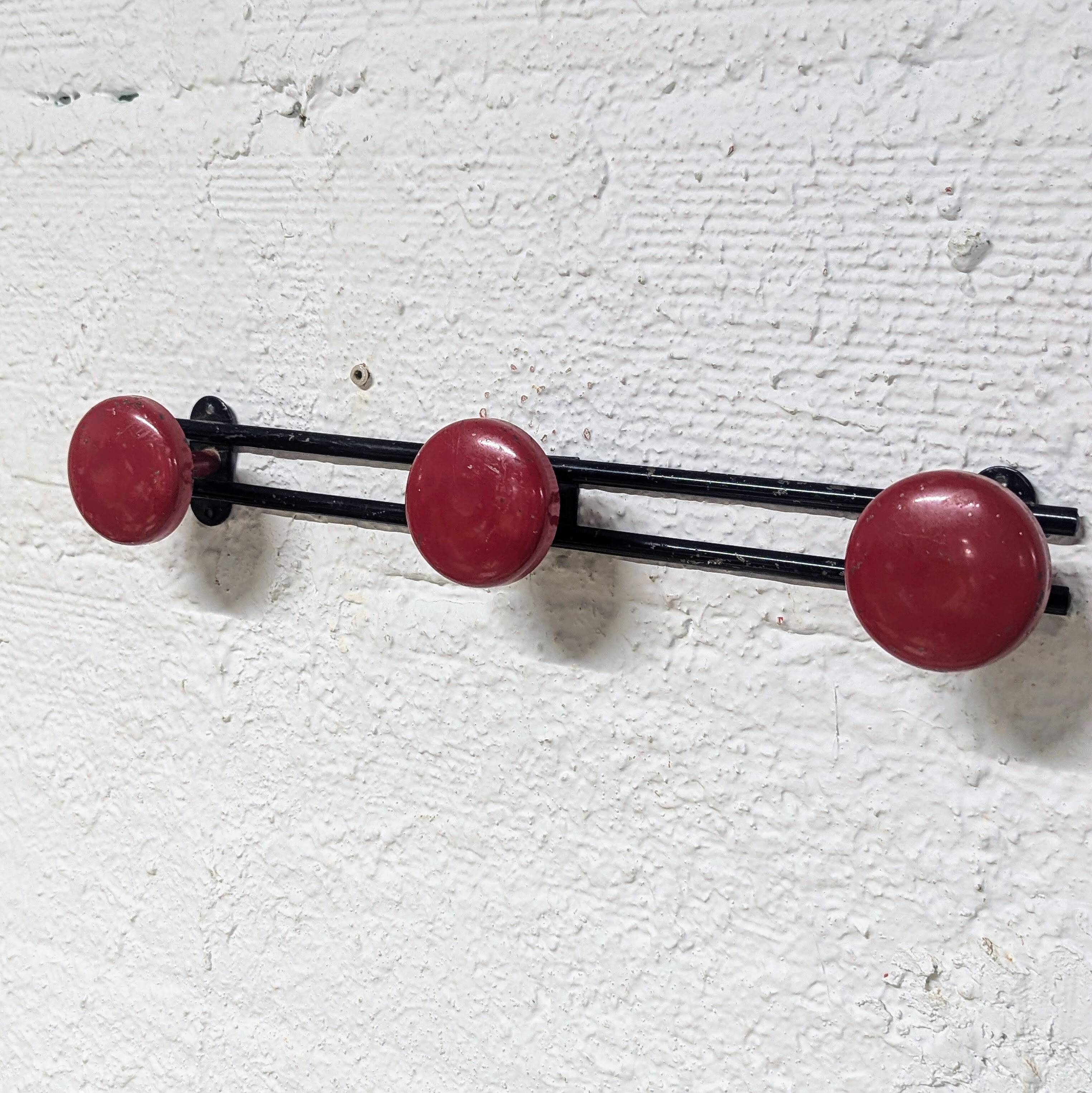 Vintage metal coat rack