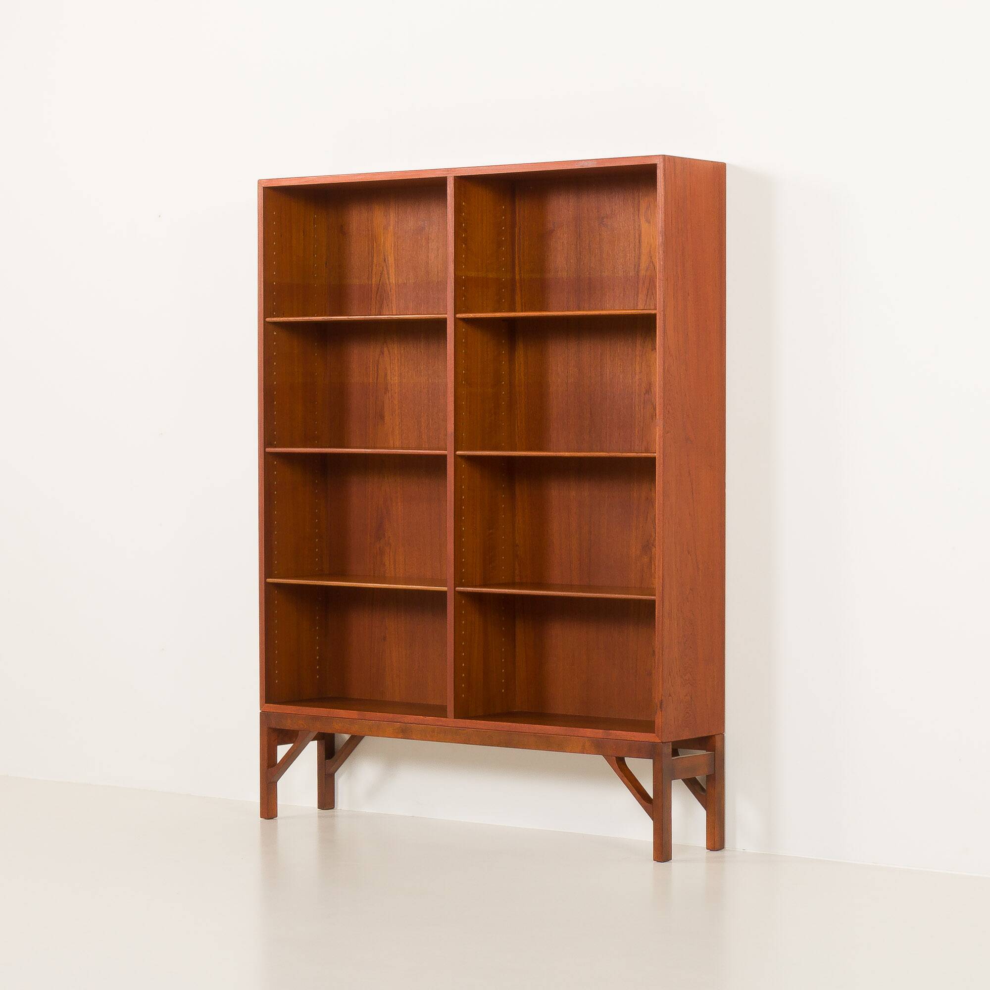 Borge Mogensen China series teak bookcase for C. M. Madsen, Denmark, 1960s