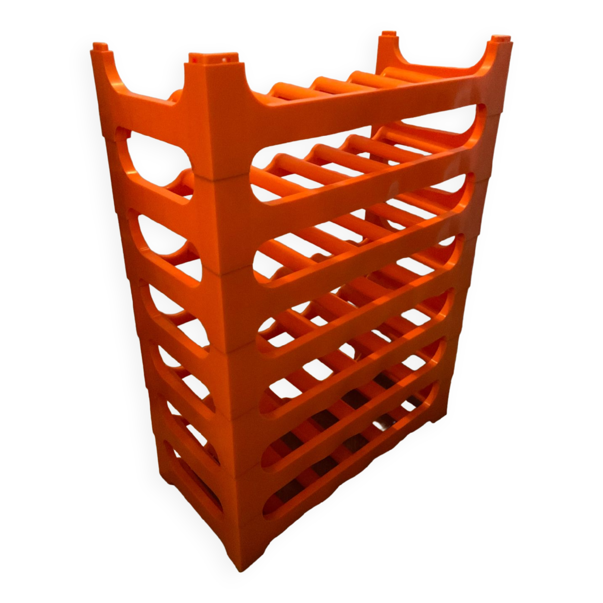 Range vintage orange bottles from the 70s