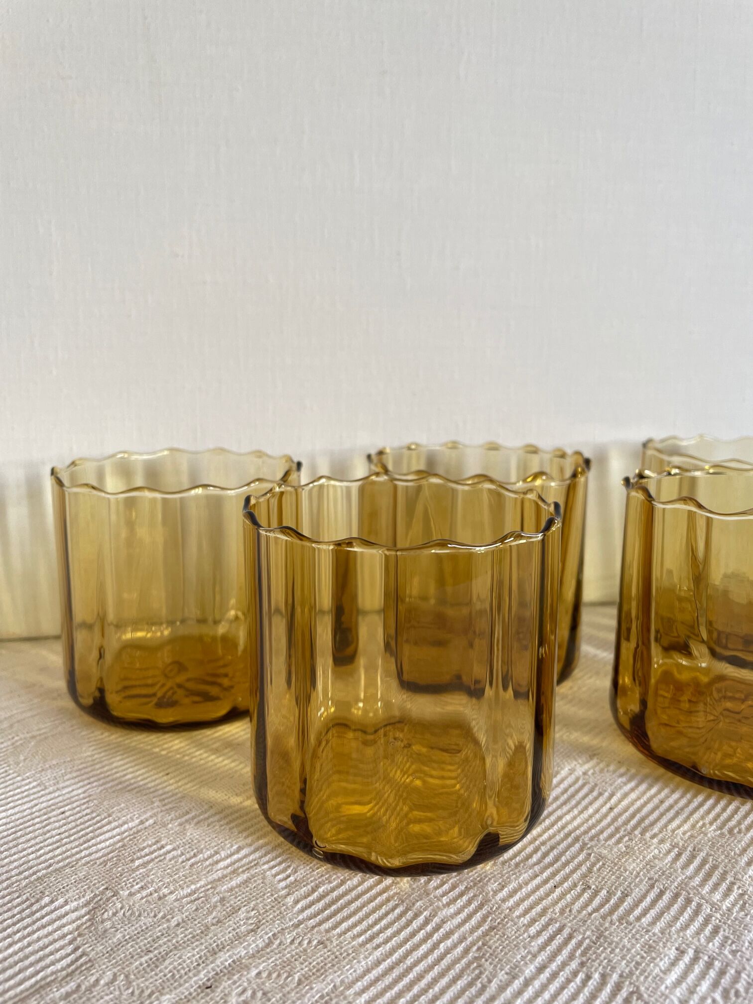 Worked glass 60s/70s