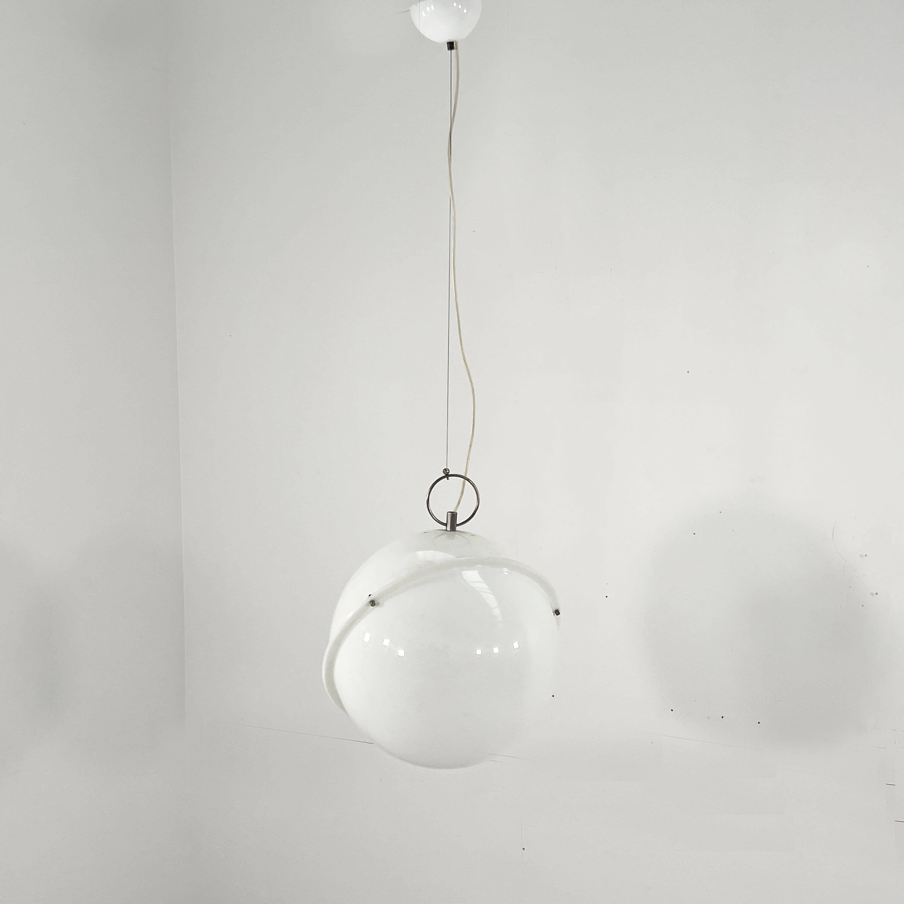 Suspension in the shape of a planet by Guzzini, 1970