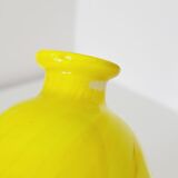 2 flacons art déco en verre jaune et marron Franz Welz