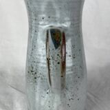 Très grand pichet/vase émaillée signé.