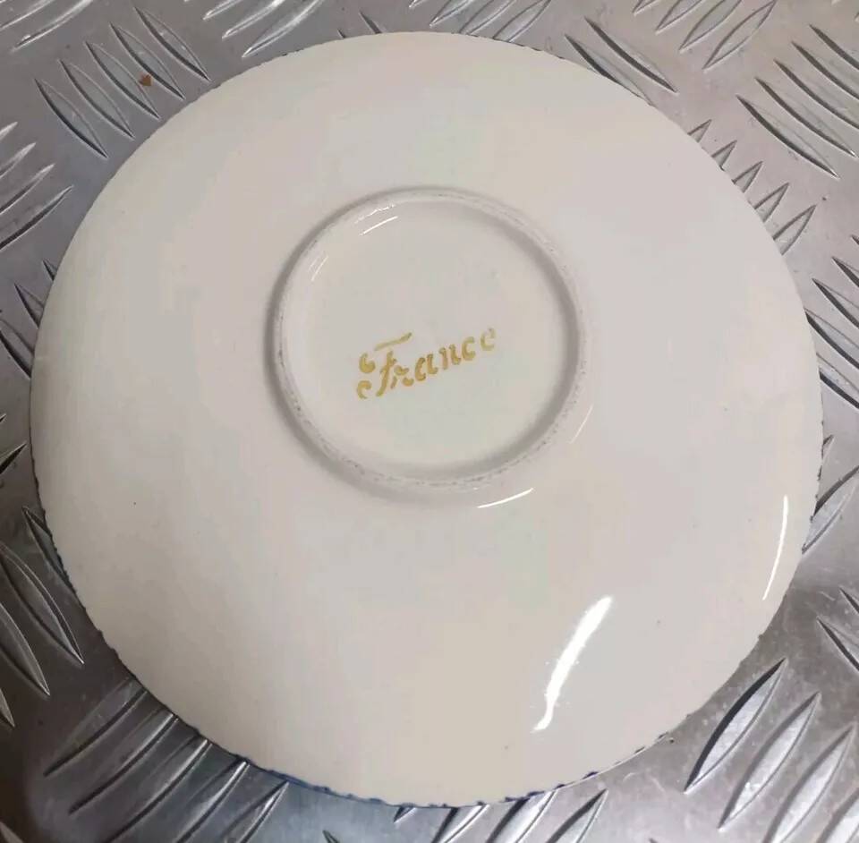 Vintage France Landscape Decor Plate