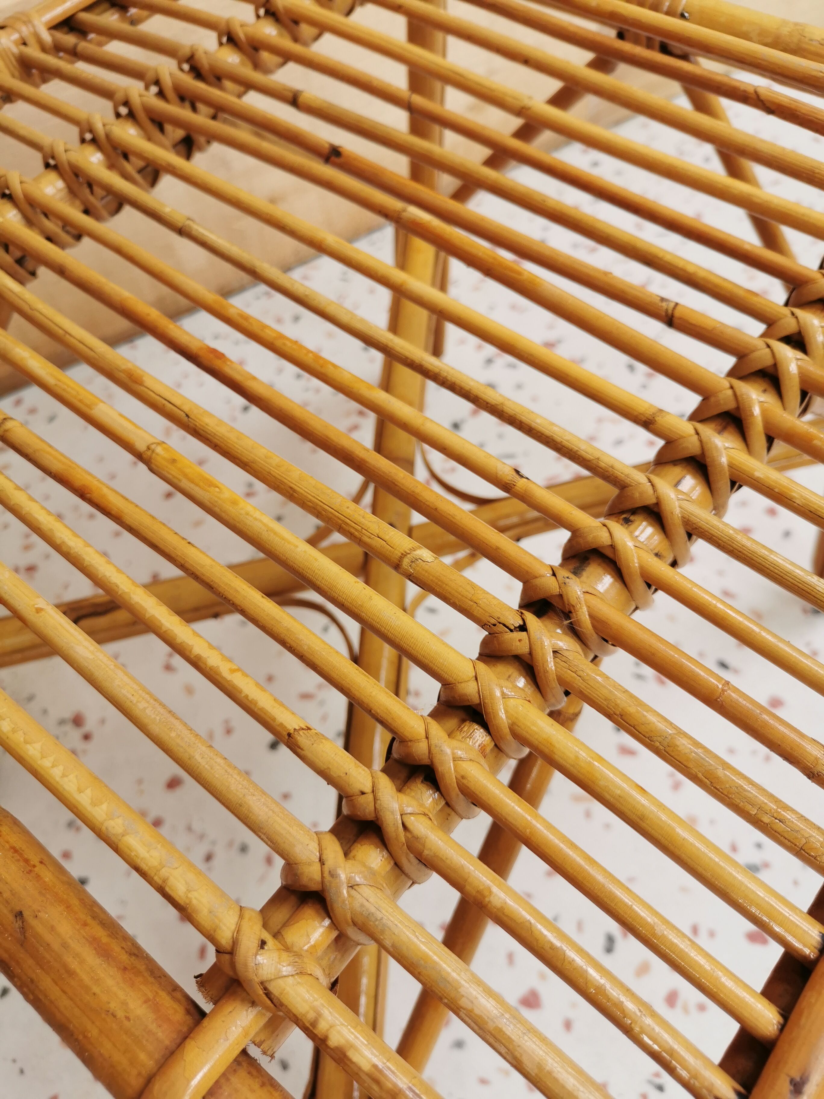 Rattan table