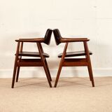 Set of 2 armchairs by Svend Age Eriksen (Glostrup)