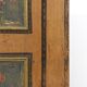 Antique Rustic Farmhouse Folk Art Painted Bridal Cabinet 1822