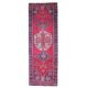 Couloir en laine turc Oushak vintage fait main 122x355