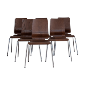 Suite de 6 chaises design