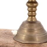 Golden brass column lamp, 1960s