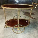 Vintage mahogany roll bar