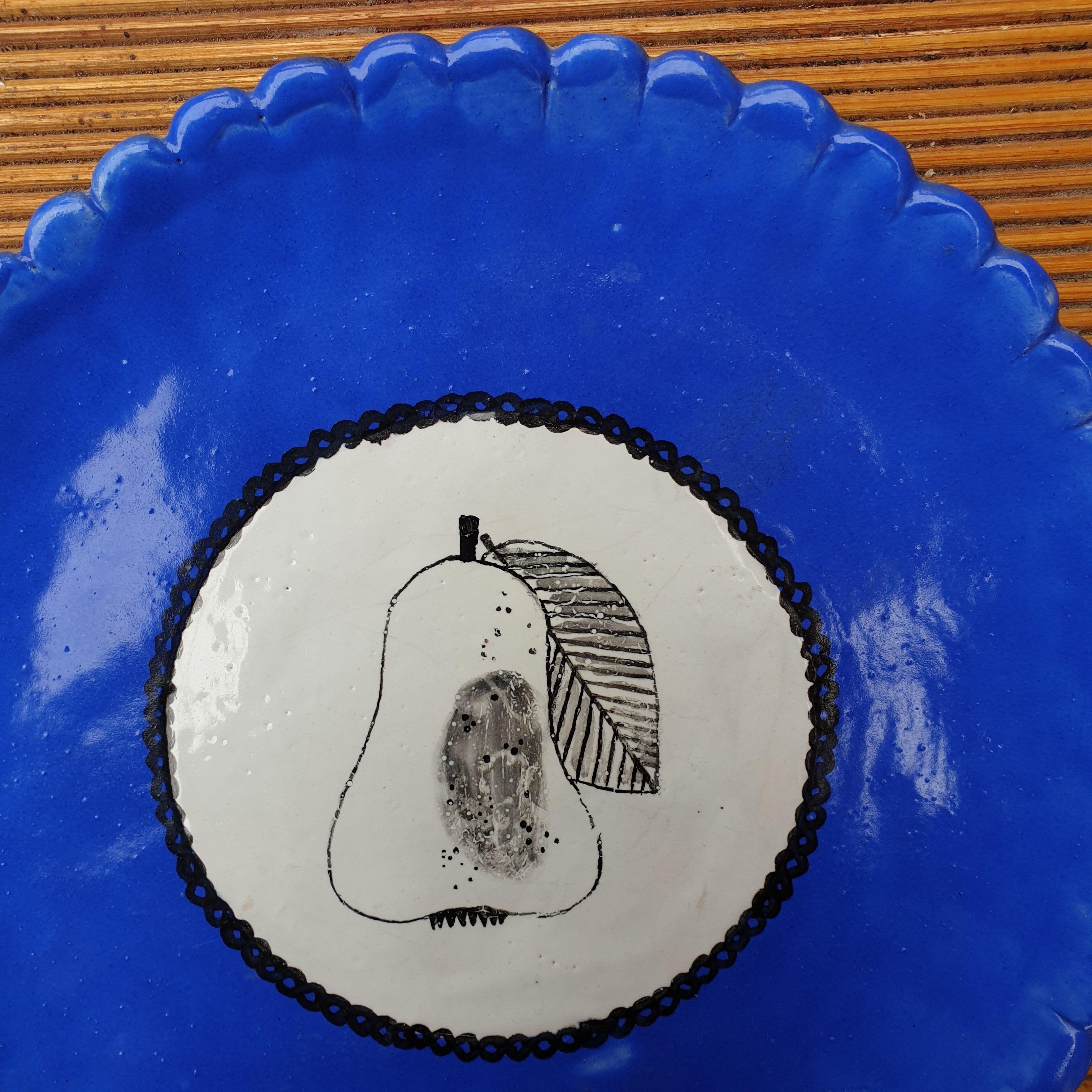 VINTAGE CERAMIC PLATE 1950
