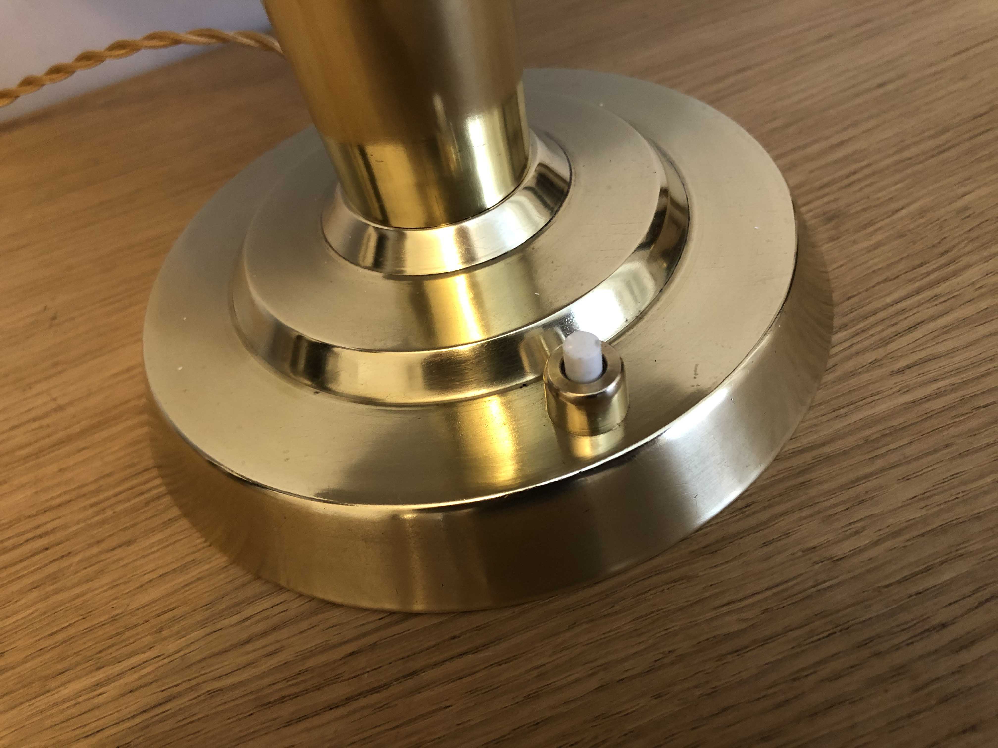 Old brass mushroom lamp 1930