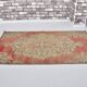 Tapis Oushak rouge et beige sku 2489