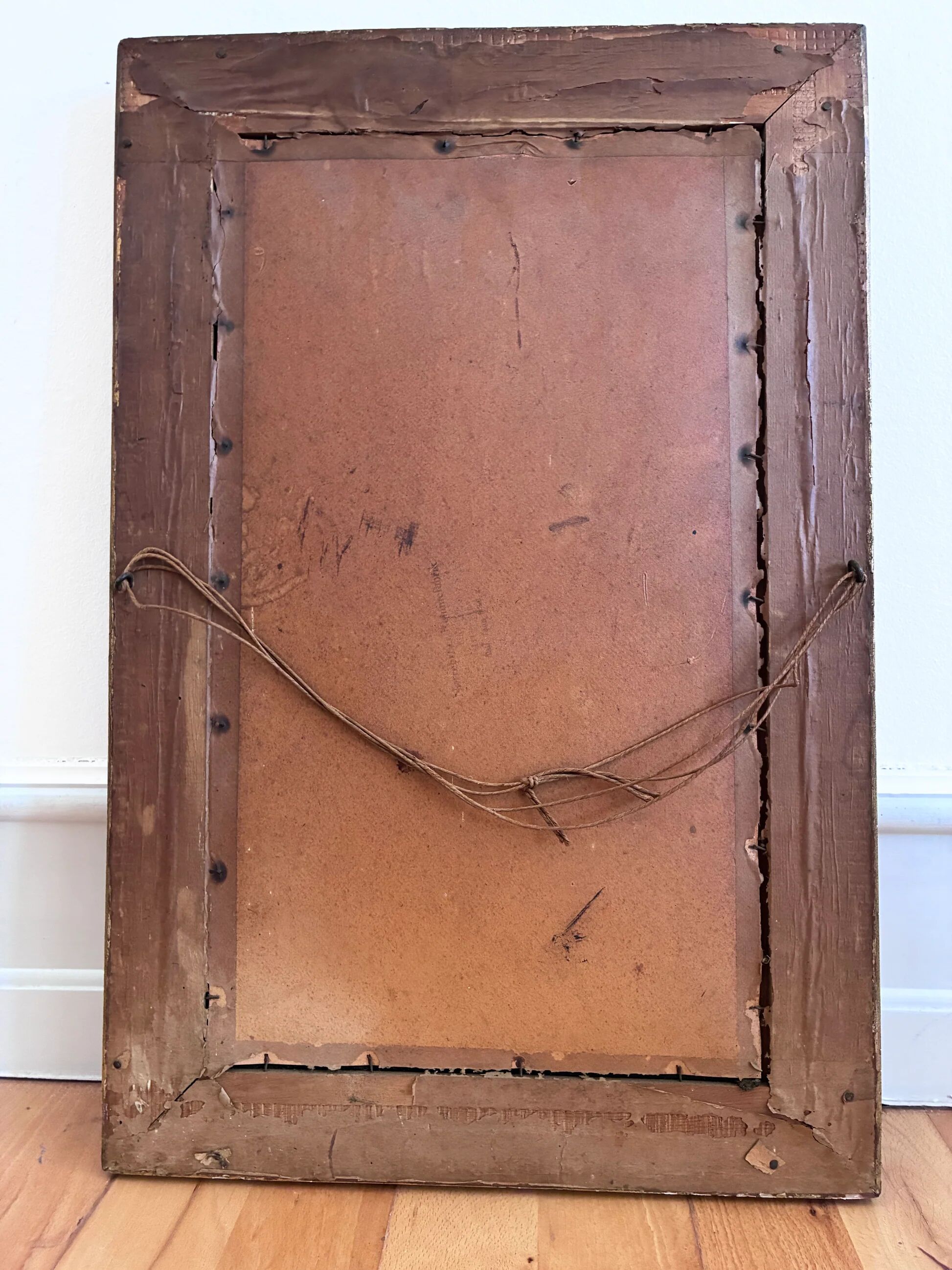 Vintage original velvet flower oil painting, red flower still life art