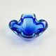 Murano glass Sommerso ashtrays from the mid-century by F. Poli for Seguso