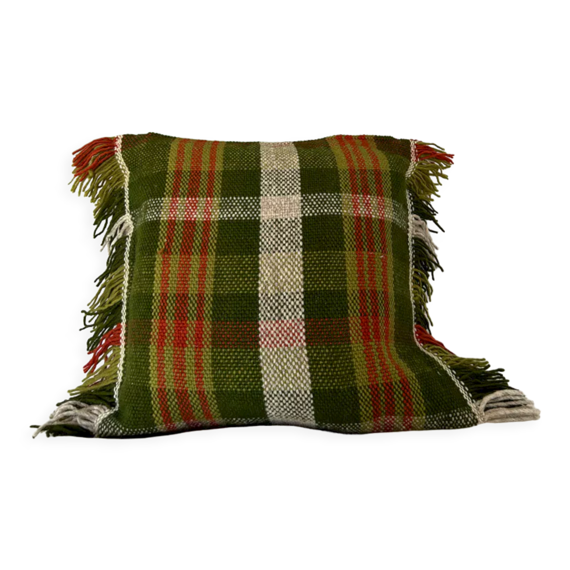 Christmas Pop-up 2022 - Green Square Cushion