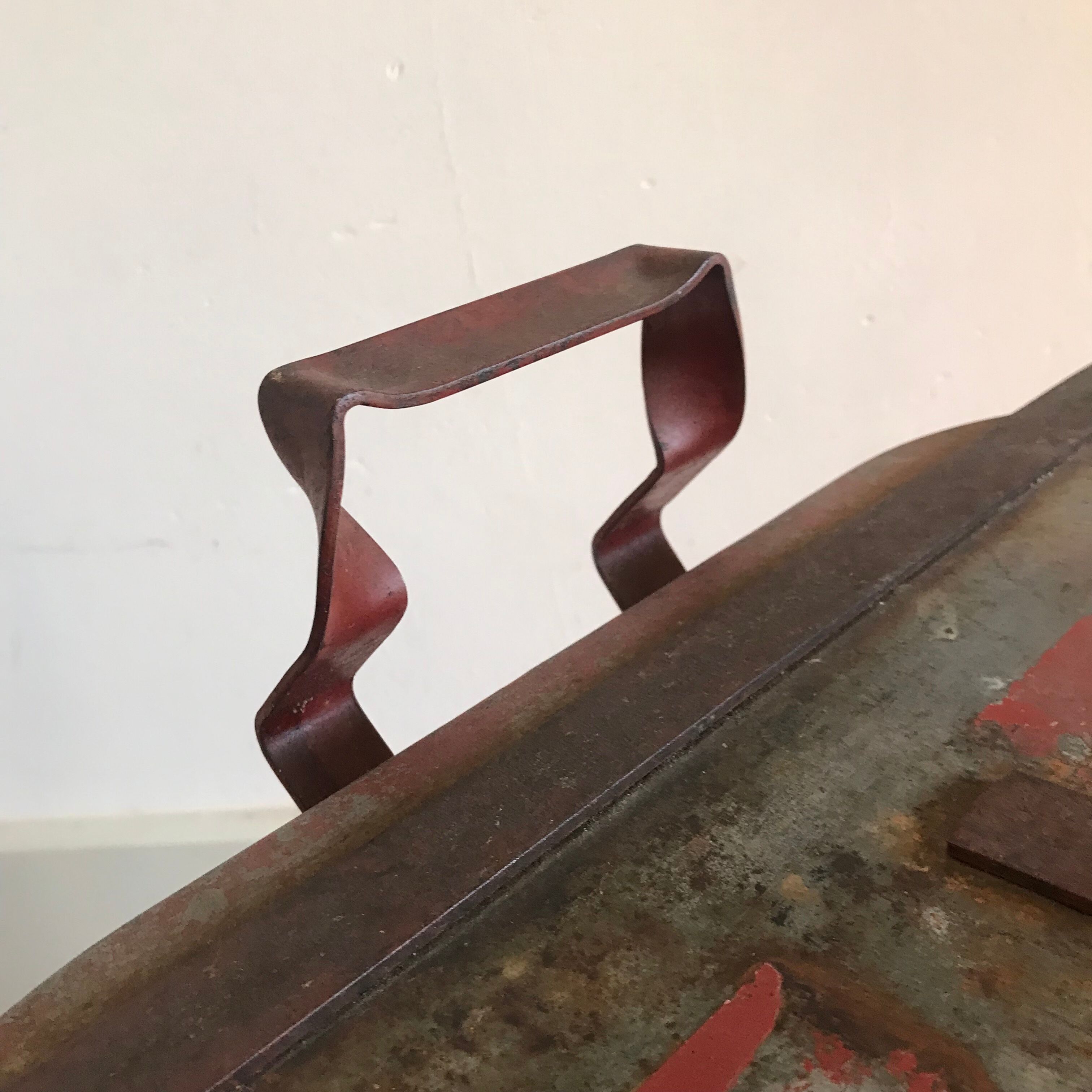 Metal firefighter's bin