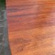 Baumann round oval extendable Scandinavian table in rosewood with 2 extensions.