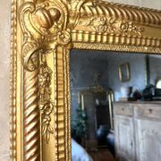 Miroir ancien doré époque début XIXème