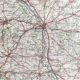 Carte ancienne Bourgogne édition Taride 1920