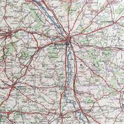 Carte ancienne Bourgogne édition Taride 1920