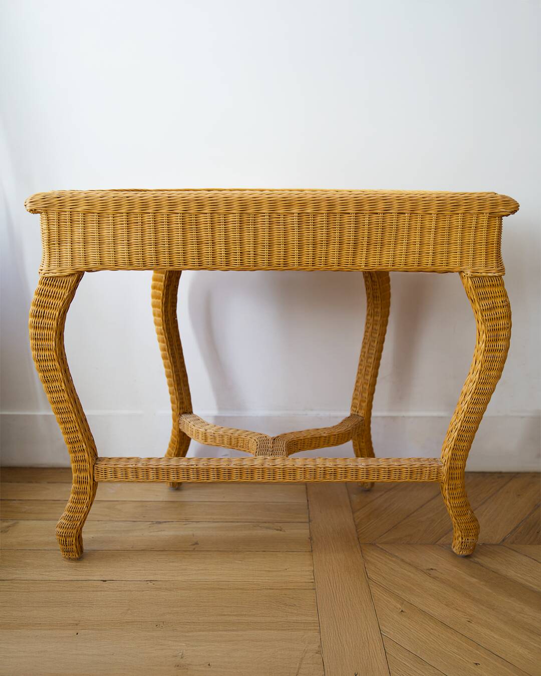 rattan console