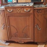 Vaisselier buffet 2 corps années 40
